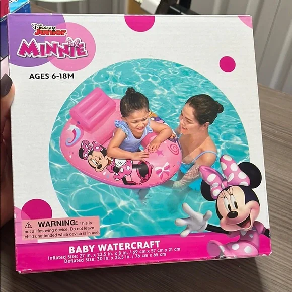 Minnie Mouse Baby Watercraft - Pink - Picture 1 of 2